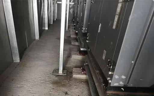 邯鄲市邯山一中空氣源熱泵機組噪聲處理項目